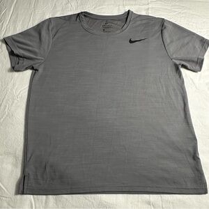 Nike Gray Short Sleeve Tees Athletic Style